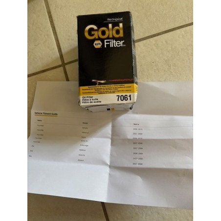 Oliefilter napa7061 (07-09 santa fe, 07-09 sorento)