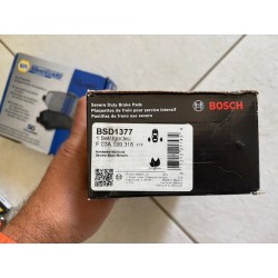 BOSCH BSD1377 Severe Duty Disc Brake Pad Set - Compatible With Select Ford Edge, Explorer REAR